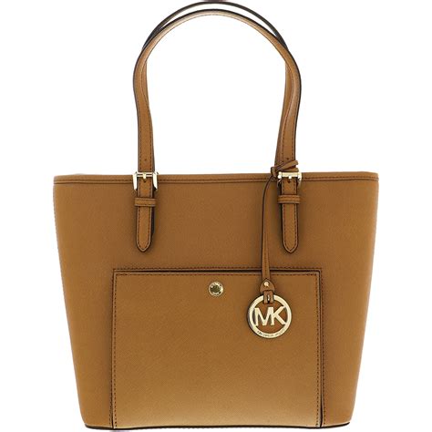 michael michael kors handbag saffiano medium travel tote|Michael Kors saffiano tote bag.